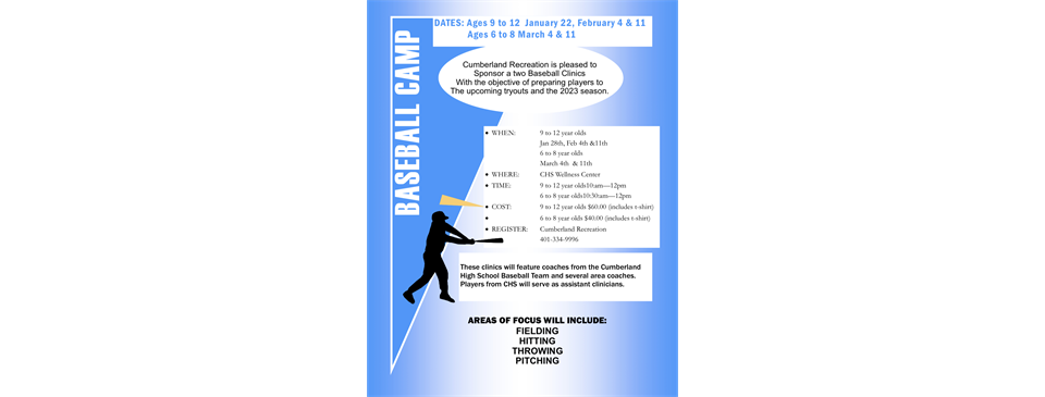 Winter Baseball Clinics!